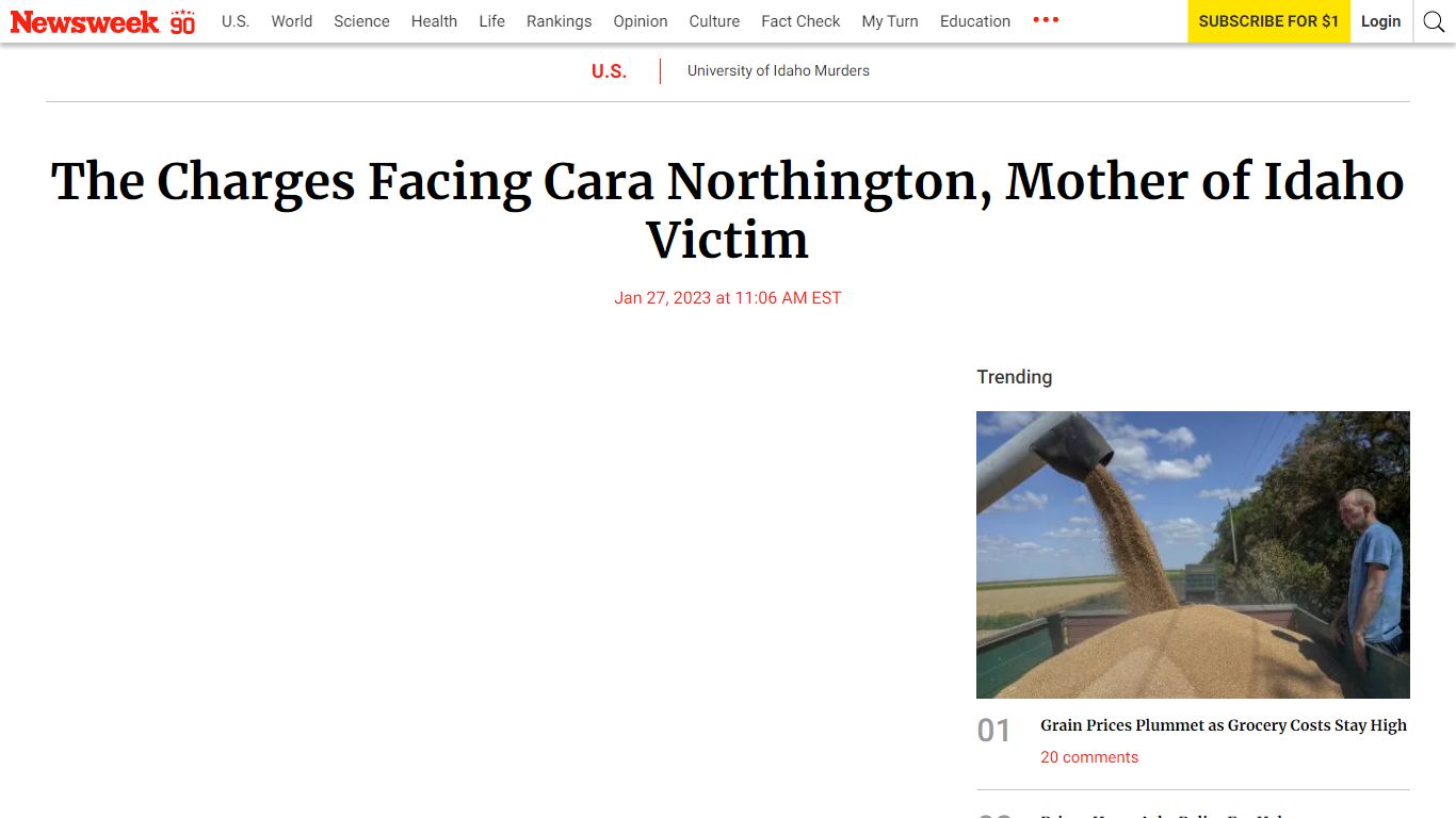 The Charges Facing Cara Northington, Mother of Idaho Victim - Newsweek